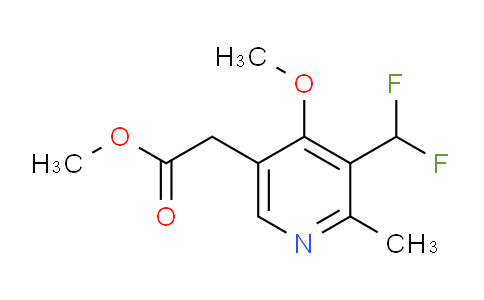 AM118771 | 1805268-82-9 | Methyl 3-(difluoromethyl)-4-methoxy-2-methylpyridine-5-acetate