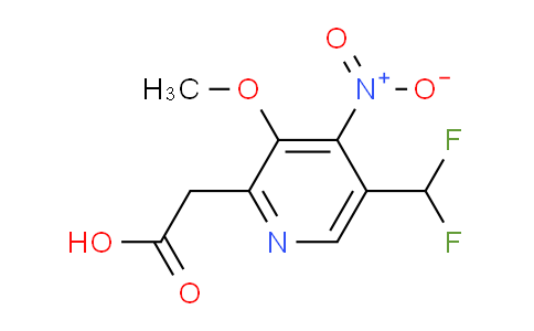 5-(Difluoromethyl)-3-methoxy-4-nitropyridine-2-acetic acid