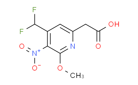 4-(Difluoromethyl)-2-methoxy-3-nitropyridine-6-acetic acid