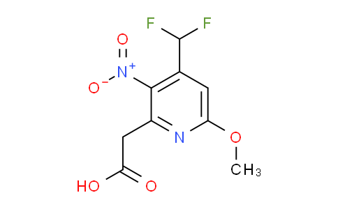 AM118779 | 1805069-68-4 | 4-(Difluoromethyl)-6-methoxy-3-nitropyridine-2-acetic acid