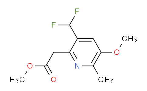 AM118780 | 1805268-94-3 | Methyl 3-(difluoromethyl)-5-methoxy-6-methylpyridine-2-acetate