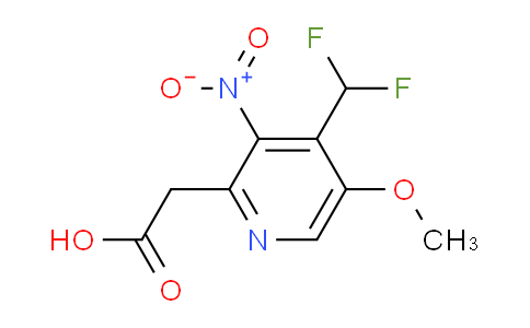 AM118783 | 1805557-71-4 | 4-(Difluoromethyl)-5-methoxy-3-nitropyridine-2-acetic acid