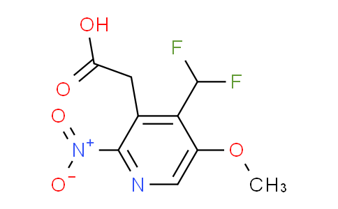 4-(Difluoromethyl)-5-methoxy-2-nitropyridine-3-acetic acid