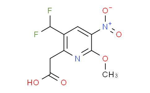 5-(Difluoromethyl)-2-methoxy-3-nitropyridine-6-acetic acid
