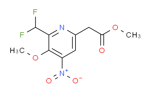AM118789 | 1805069-97-9 | Methyl 2-(difluoromethyl)-3-methoxy-4-nitropyridine-6-acetate
