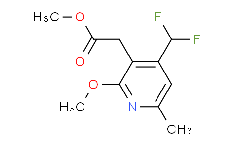 AM118791 | 1805074-28-5 | Methyl 4-(difluoromethyl)-2-methoxy-6-methylpyridine-3-acetate