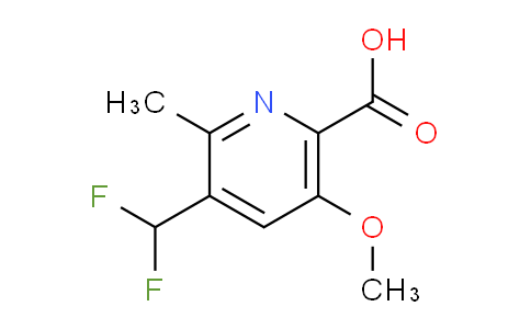 AM118793 | 1805462-55-8 | 3-(Difluoromethyl)-5-methoxy-2-methylpyridine-6-carboxylic acid