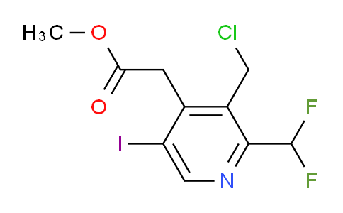 AM118798 | 1805069-80-0 | Methyl 3-(chloromethyl)-2-(difluoromethyl)-5-iodopyridine-4-acetate