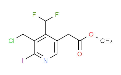 AM118800 | 1805461-68-0 | Methyl 3-(chloromethyl)-4-(difluoromethyl)-2-iodopyridine-5-acetate