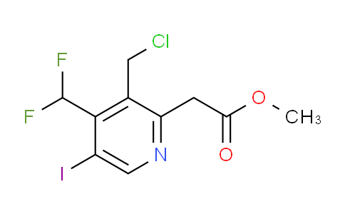 AM118802 | 1805612-38-7 | Methyl 3-(chloromethyl)-4-(difluoromethyl)-5-iodopyridine-2-acetate