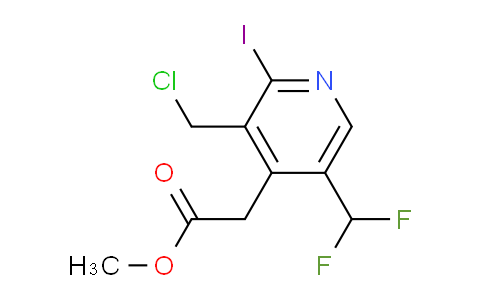 AM118805 | 1805617-17-7 | Methyl 3-(chloromethyl)-5-(difluoromethyl)-2-iodopyridine-4-acetate