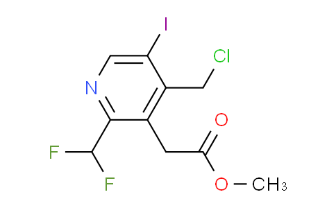 AM118811 | 1805617-26-8 | Methyl 4-(chloromethyl)-2-(difluoromethyl)-5-iodopyridine-3-acetate