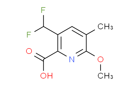 AM118812 | 1805549-66-9 | 5-(Difluoromethyl)-2-methoxy-3-methylpyridine-6-carboxylic acid