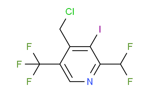 AM118813 | 1806955-66-7 | 4-(Chloromethyl)-2-(difluoromethyl)-3-iodo-5-(trifluoromethyl)pyridine