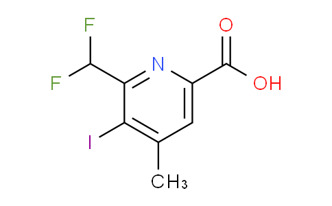 AM118830 | 1805548-79-1 | 2-(Difluoromethyl)-3-iodo-4-methylpyridine-6-carboxylic acid