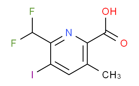 AM118831 | 1806952-49-7 | 2-(Difluoromethyl)-3-iodo-5-methylpyridine-6-carboxylic acid
