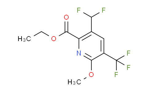 AM118848 | 1805095-61-7 | Ethyl 5-(difluoromethyl)-2-methoxy-3-(trifluoromethyl)pyridine-6-carboxylate