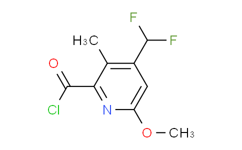 4-(Difluoromethyl)-6-methoxy-3-methylpyridine-2-carbonyl chloride