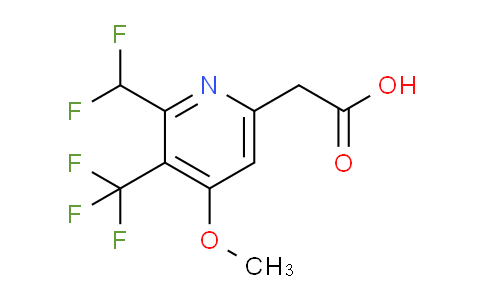 AM118861 | 1805439-83-1 | 2-(Difluoromethyl)-4-methoxy-3-(trifluoromethyl)pyridine-6-acetic acid