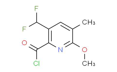 5-(Difluoromethyl)-2-methoxy-3-methylpyridine-6-carbonyl chloride