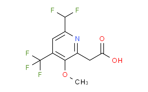 AM118868 | 1807145-07-8 | 6-(Difluoromethyl)-3-methoxy-4-(trifluoromethyl)pyridine-2-acetic acid