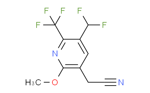 AM118869 | 1805559-17-4 | 3-(Difluoromethyl)-6-methoxy-2-(trifluoromethyl)pyridine-5-acetonitrile