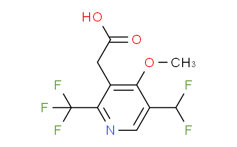 AM118882 | 1805095-83-3 | 5-(Difluoromethyl)-4-methoxy-2-(trifluoromethyl)pyridine-3-acetic acid