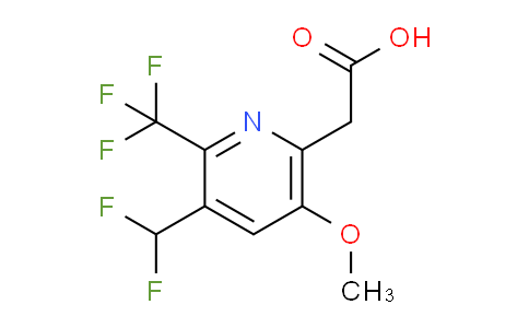 AM118885 | 1805266-15-2 | 3-(Difluoromethyl)-5-methoxy-2-(trifluoromethyl)pyridine-6-acetic acid