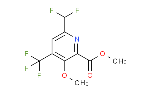 AM118893 | 1806957-76-5 | Methyl 6-(difluoromethyl)-3-methoxy-4-(trifluoromethyl)pyridine-2-carboxylate