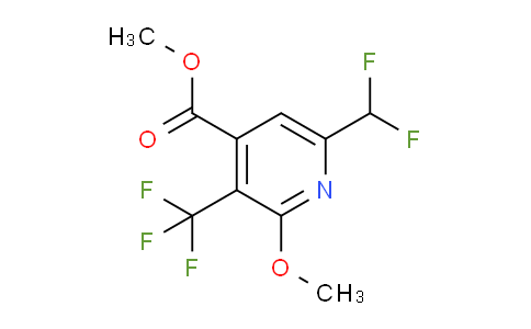 AM118899 | 1807144-46-2 | Methyl 6-(difluoromethyl)-2-methoxy-3-(trifluoromethyl)pyridine-4-carboxylate