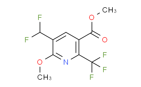 Methyl 3-(difluoromethyl)-2-methoxy-6-(trifluoromethyl)pyridine-5-carboxylate
