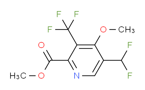 Methyl 5-(difluoromethyl)-4-methoxy-3-(trifluoromethyl)pyridine-2-carboxylate