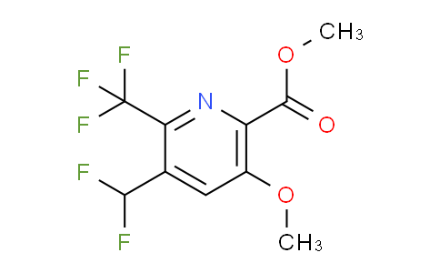 Methyl 3-(difluoromethyl)-5-methoxy-2-(trifluoromethyl)pyridine-6-carboxylate