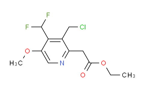 AM118926 | 1805206-56-7 | Ethyl 3-(chloromethyl)-4-(difluoromethyl)-5-methoxypyridine-2-acetate
