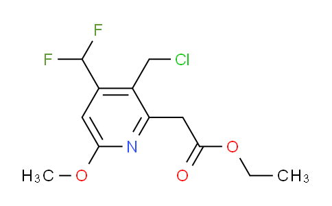AM118932 | 1805071-97-9 | Ethyl 3-(chloromethyl)-4-(difluoromethyl)-6-methoxypyridine-2-acetate