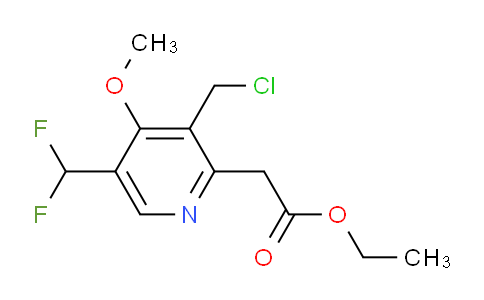 AM118935 | 1805206-63-6 | Ethyl 3-(chloromethyl)-5-(difluoromethyl)-4-methoxypyridine-2-acetate