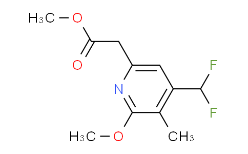 AM118939 | 1806990-33-9 | Methyl 4-(difluoromethyl)-2-methoxy-3-methylpyridine-6-acetate