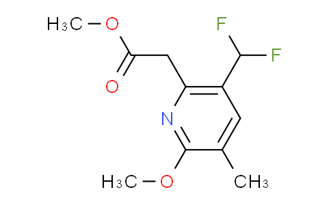 AM118945 | 1806034-41-2 | Methyl 5-(difluoromethyl)-2-methoxy-3-methylpyridine-6-acetate