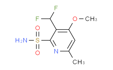 AM118947 | 1805151-44-3 | 3-(Difluoromethyl)-4-methoxy-6-methylpyridine-2-sulfonamide