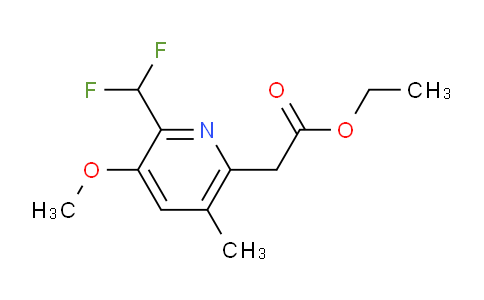 AM118953 | 1805269-07-1 | Ethyl 2-(difluoromethyl)-3-methoxy-5-methylpyridine-6-acetate