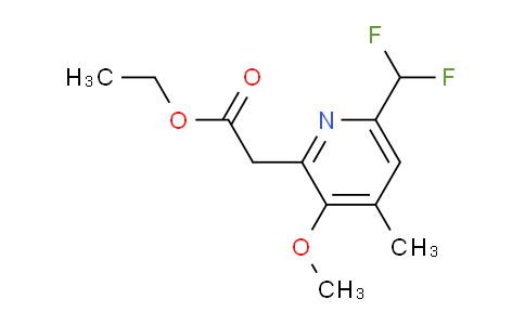 AM118962 | 1807164-53-9 | Ethyl 6-(difluoromethyl)-3-methoxy-4-methylpyridine-2-acetate