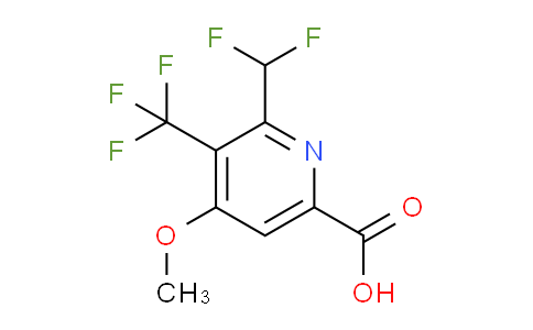 AM118976 | 1805622-43-8 | 2-(Difluoromethyl)-4-methoxy-3-(trifluoromethyl)pyridine-6-carboxylic acid