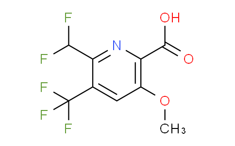 AM118980 | 1805607-94-6 | 2-(Difluoromethyl)-5-methoxy-3-(trifluoromethyl)pyridine-6-carboxylic acid