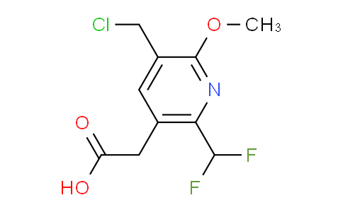AM118987 | 1806036-04-3 | 3-(Chloromethyl)-6-(difluoromethyl)-2-methoxypyridine-5-acetic acid
