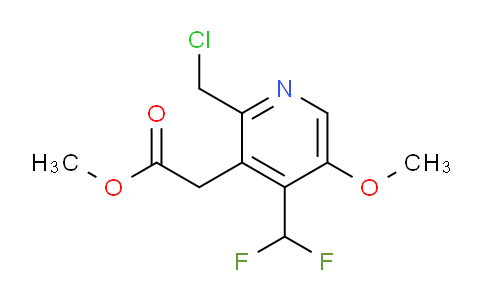 AM118996 | 1805556-04-0 | Methyl 2-(chloromethyl)-4-(difluoromethyl)-5-methoxypyridine-3-acetate