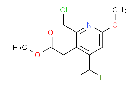 AM118997 | 1805263-33-5 | Methyl 2-(chloromethyl)-4-(difluoromethyl)-6-methoxypyridine-3-acetate