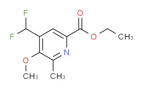 AM119010 | 1805435-22-6 | Ethyl 4-(difluoromethyl)-3-methoxy-2-methylpyridine-6-carboxylate