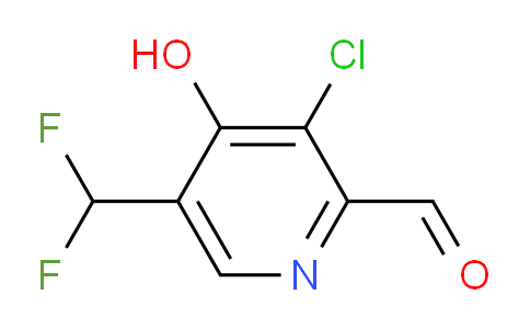 3-Chloro-5-(difluoromethyl)-4-hydroxypyridine-2-carboxaldehyde