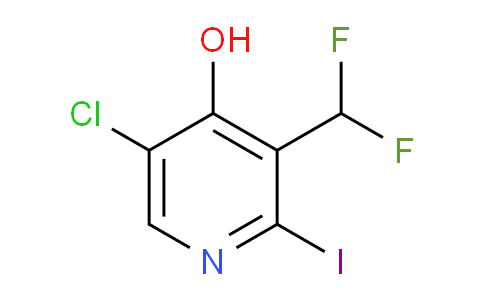 5-Chloro-3-(difluoromethyl)-4-hydroxy-2-iodopyridine