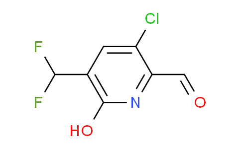 3-Chloro-5-(difluoromethyl)-6-hydroxypyridine-2-carboxaldehyde